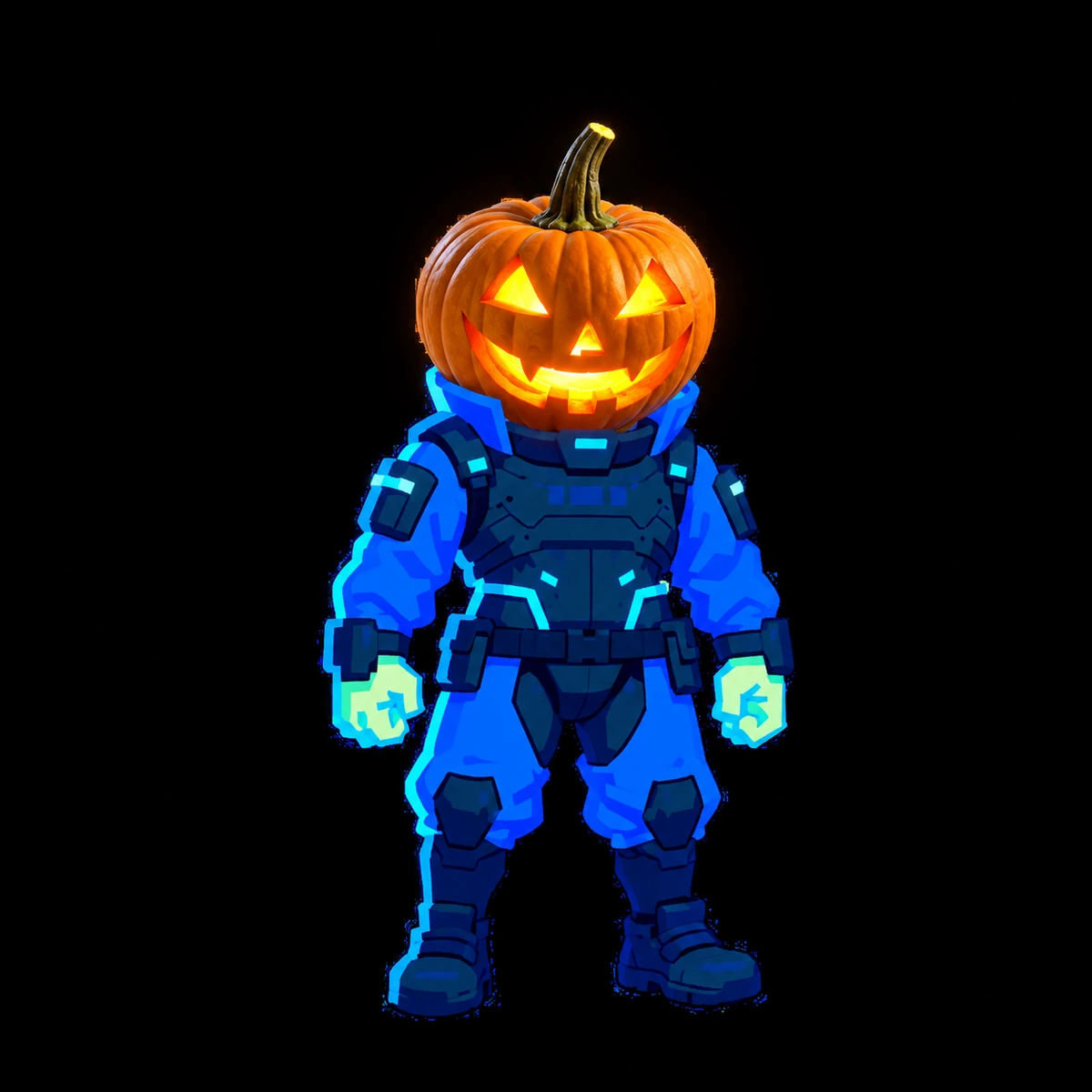 Cyber Pumpkin armored operative